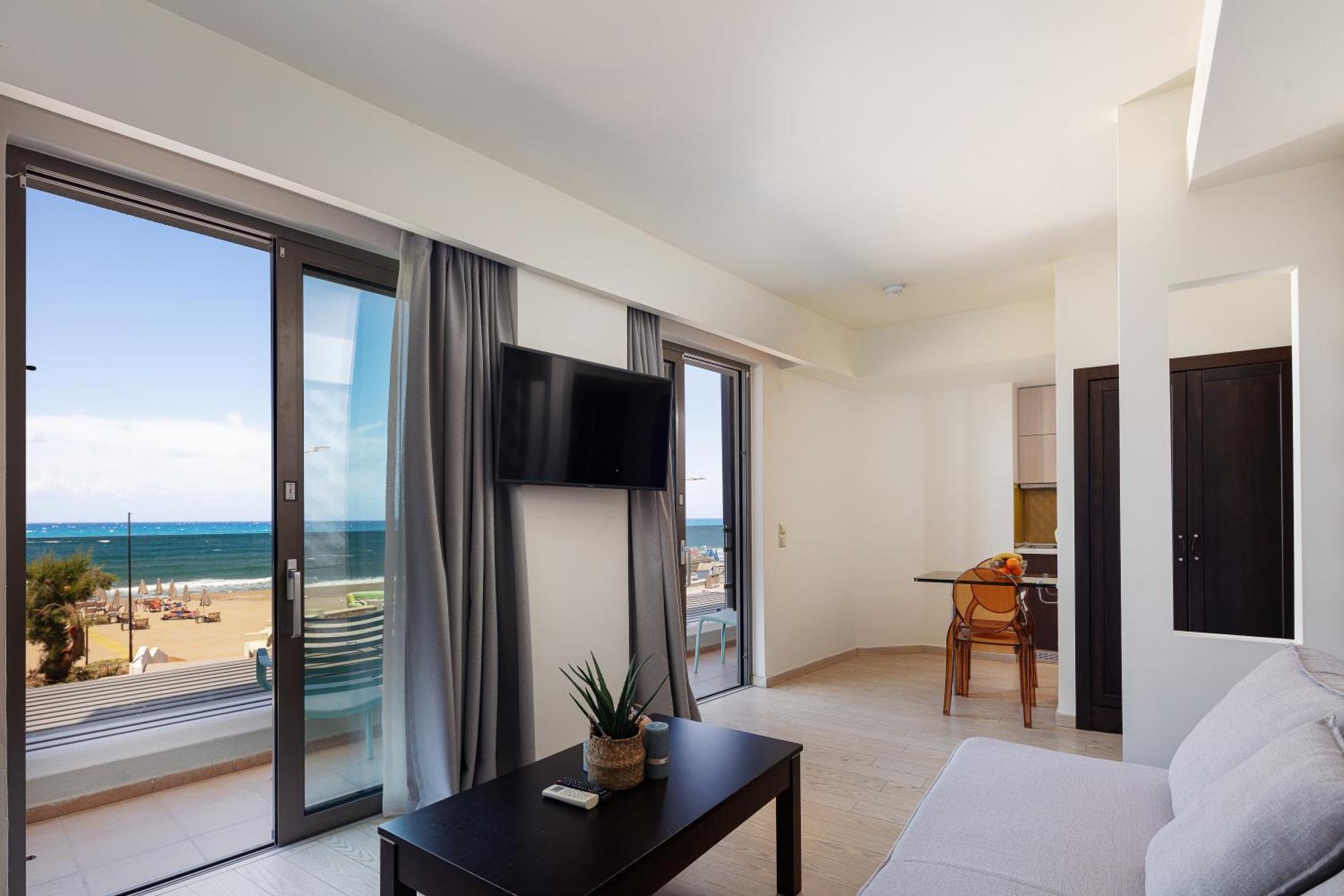Steris Elegant Beach Hotel & Apartments Rethymno Exterior foto